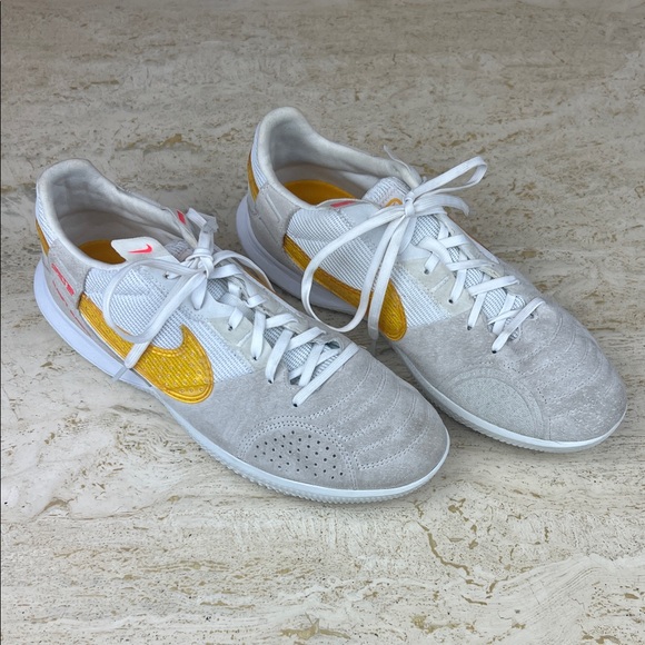 Nike Other - Nike Streetgato Indoor Soccer Shoes White Gold DC8466-171 Men’s Size 8.5